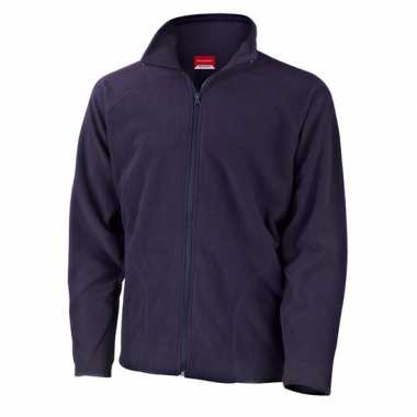 Navy fleece vest Viggo voor heren