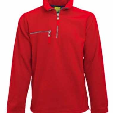 Rode fleece vest voor volwassenen